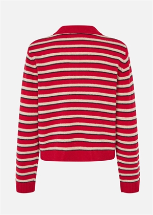 Cori polo strik Crimson Red Stripe Baum Und Pferdgarten 